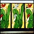 "Dreisatz" florales Tiffanymotiv